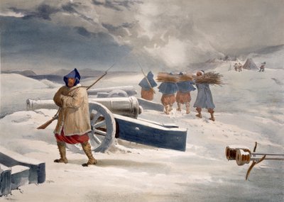 Sentinel of the Zouaves, Plate from 